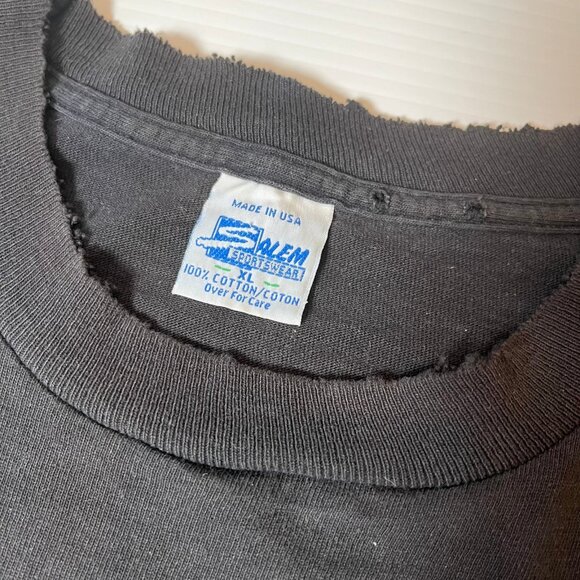 90s Salem Sportswear Portland Blazers Graffiti Tee XL - Picture 5 of 9